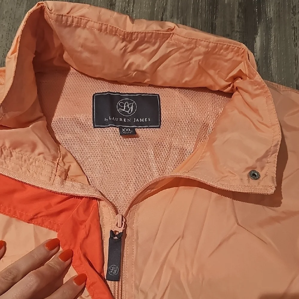 Lauren James Peach and Coral Ski Jacket